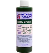 MONEY DRAWING INDIO POWERFUL INDIAN SPIRITUAL BATH & FLOOR WASH  8 fl. oz. (236ml)